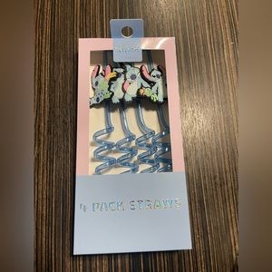 NWT Lilo and stitch straws